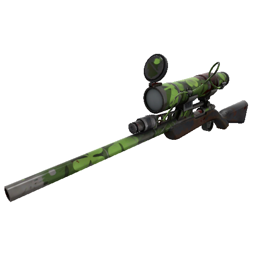 Clover Camo'd Sniper Rifle (Battle Scarred)
