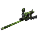 Clover Camo'd Sniper Rifle (Well-Worn)