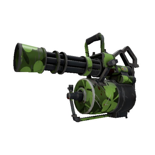 Clover Camo'd Minigun (Well-Worn)