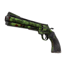 Clover Camo'd Revolver (Battle Scarred)