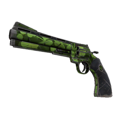 Strange Clover Camo'd Revolver (Well-Worn)