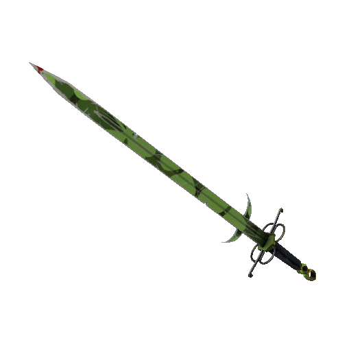Clover Camo'd Claidheamh Mòr (Field-Tested)