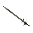 Clover Camo'd Claidheamh Mòr (Battle Scarred)