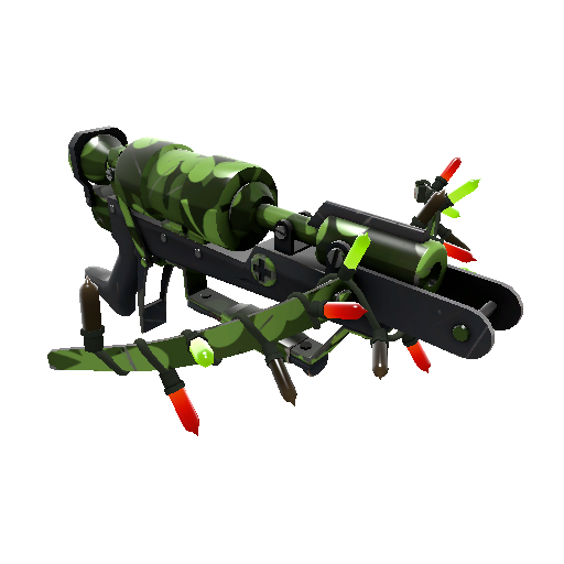 Strange Festivized Specialized Killstreak Clover Camo'd Crusader's Crossbow (Minimal Wear)