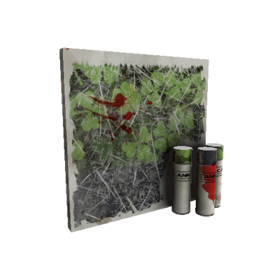 Strange Clover Camo'd War Paint (Battle Scarred)