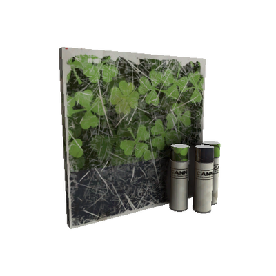 Strange Clover Camo'd War Paint (Well-Worn)