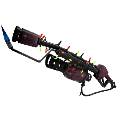 Strange Festivized Professional Killstreak Star Crossed Flame Thrower (Field-Tested)
