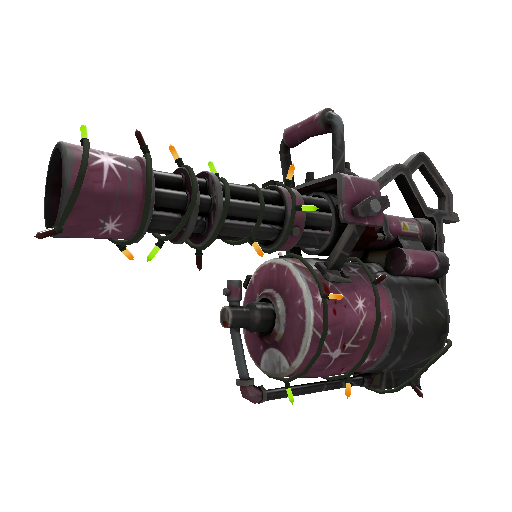 Strange Festivized Specialized Killstreak Star Crossed Minigun (Well-Worn)