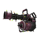 Unusual Festivized Specialized Killstreak Star Crossed Minigun (Well-Worn)