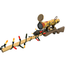 Unusual Festivized Killstreak Pizza Polished Sniper Rifle (Minimal Wear)