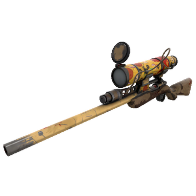 Strange Pizza Polished Sniper Rifle (Battle Scarred)