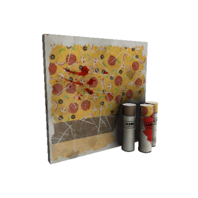 Strange Pizza Polished War Paint (Battle Scarred)