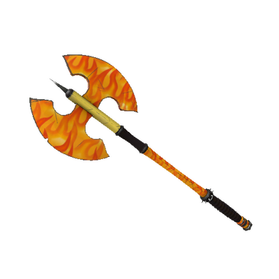 Professional Killstreak Fire Glazed Scotsman's Skullcutter (Minimal Wear)