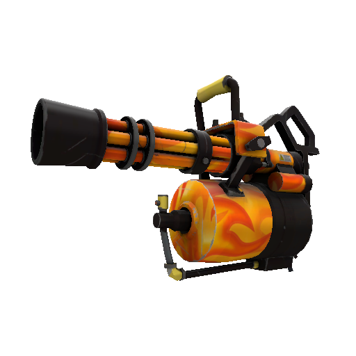 Fire Glazed Minigun (Minimal Wear)