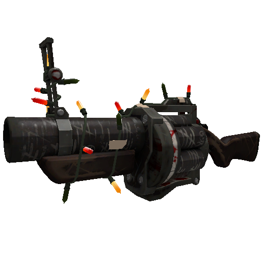 Strange Festivized Kill Covered Grenade Launcher (Battle Scarred)