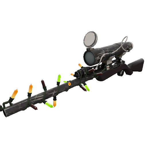 Strange Festivized Professional Killstreak Kill Covered Sniper Rifle (Minimal Wear)