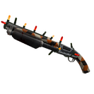 Unusual Festivized Professional Killstreak Merc Stained Shotgun (Well-Worn)