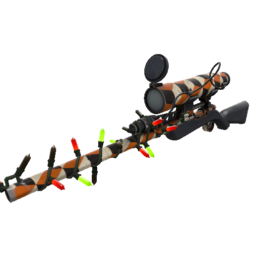 Strange Festivized Killstreak Merc Stained Sniper Rifle (Field-Tested)