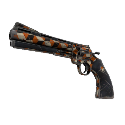 Strange Killstreak Merc Stained Revolver (Well-Worn)