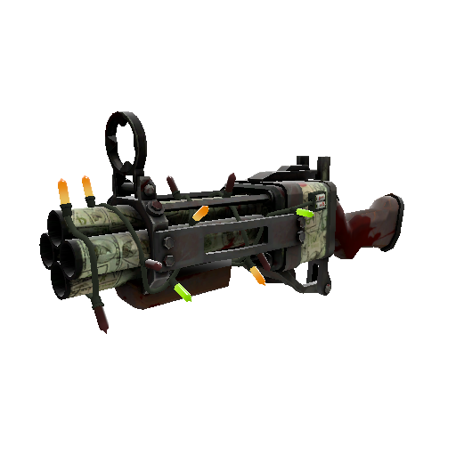 Strange Festivized Killstreak Bank Rolled Iron Bomber (Battle Scarred)
