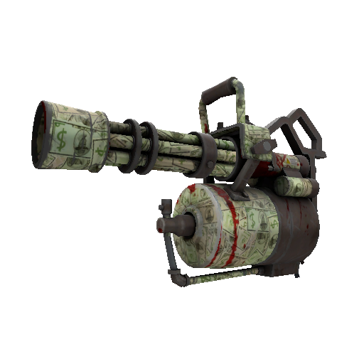 Strange Specialized Killstreak Bank Rolled Minigun (Battle Scarred)