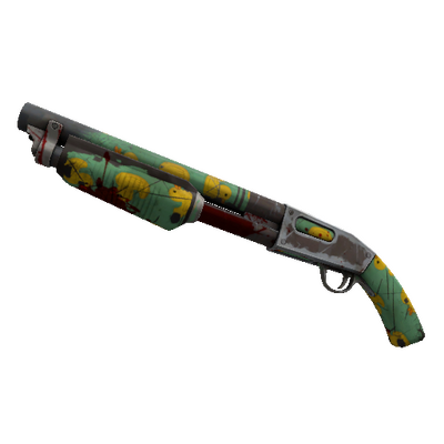 Strange Quack Canvassed Shotgun (Battle Scarred)