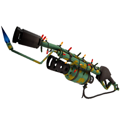 Strange Festivized Killstreak Quack Canvassed Flame Thrower (Factory New)