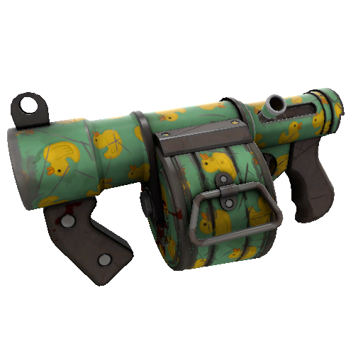 Strange Quack Canvassed Stickybomb Launcher (Well-Worn)
