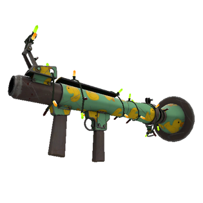 Unusual Festivized Quack Canvassed Rocket Launcher (Field-Tested)