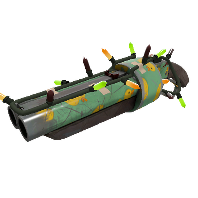 Unusual Festivized Specialized Killstreak Quack Canvassed Scattergun (Well-Worn)