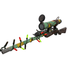 Unusual Festivized Killstreak Quack Canvassed Sniper Rifle (Battle Scarred)