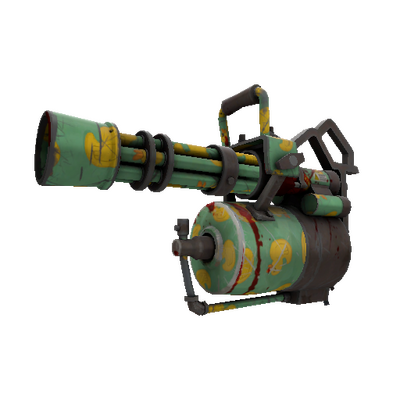 Strange Quack Canvassed Minigun (Battle Scarred)