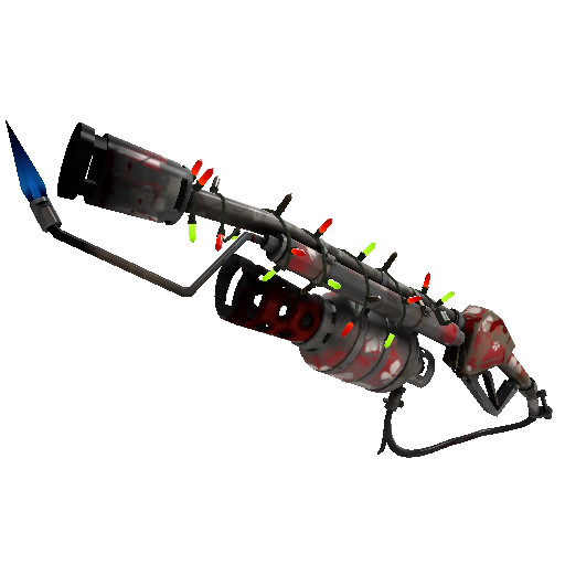 Strange Festivized Bloom Buffed Flame Thrower (Battle Scarred)