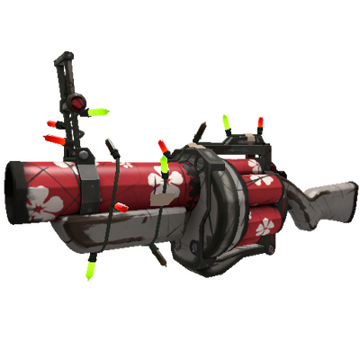 Strange Festivized Specialized Killstreak Bloom Buffed Grenade Launcher (Well-Worn)