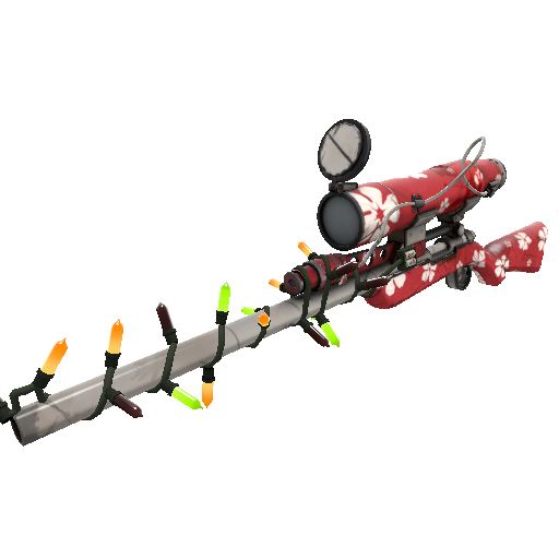 Strange Festivized Specialized Killstreak Bloom Buffed Sniper Rifle (Well-Worn)