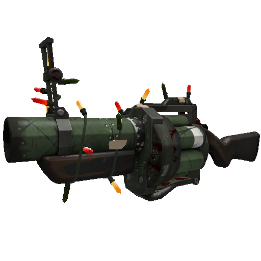 Strange Festivized Bomber Soul Grenade Launcher (Battle Scarred)