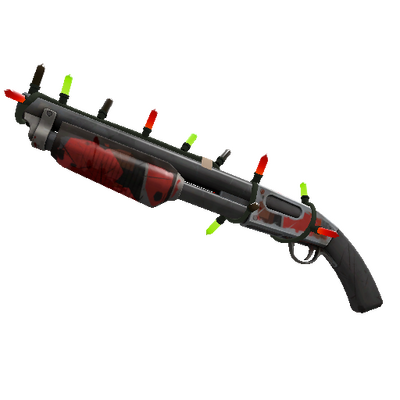 Unusual Festivized Killstreak Geometrical Teams Shotgun (Well-Worn)
