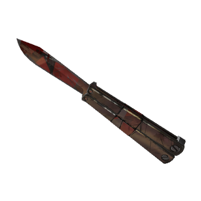 Strange Killstreak Geometrical Teams Knife (Well-Worn)