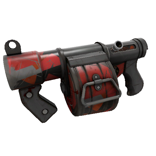 Strange Geometrical Teams Stickybomb Launcher (Well-Worn)