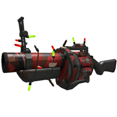 Unusual Festivized Killstreak Geometrical Teams Grenade Launcher (Field-Tested)