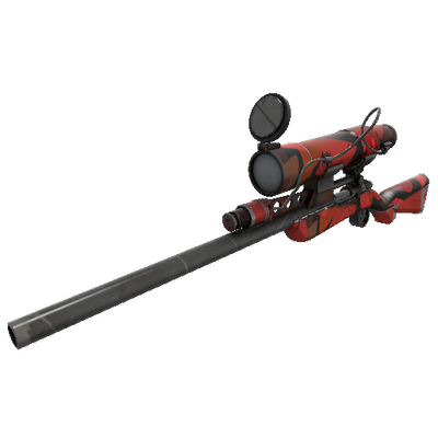 Unusual Specialized Killstreak Geometrical Teams Sniper Rifle (Well-Worn)