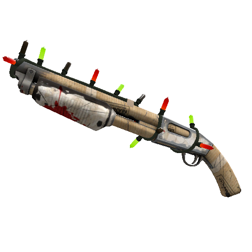 Strange Festivized Specialized Killstreak Cardboard Boxed Shotgun (Well-Worn)