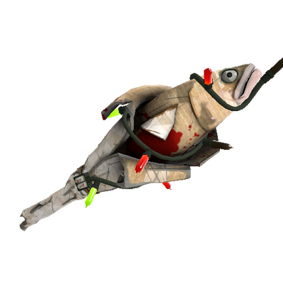 Strange Festivized Specialized Killstreak Cardboard Boxed Holy Mackerel (Battle Scarred)