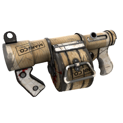 Cardboard Boxed Stickybomb Launcher (Well-Worn)