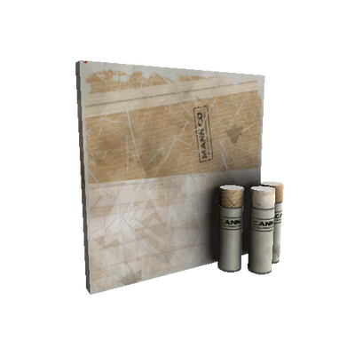 Unusual Cardboard Boxed War Paint (Well-Worn)