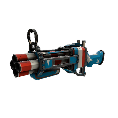 Strange Professional Killstreak Freedom Wrapped Iron Bomber (Field-Tested)
