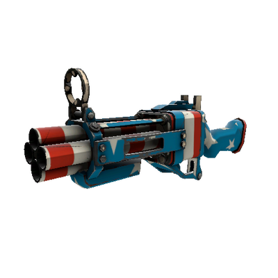 Strange Professional Killstreak Freedom Wrapped Iron Bomber (Minimal Wear)