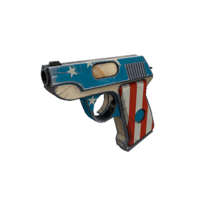 Strange Professional Killstreak Freedom Wrapped Pistol (Field-Tested)