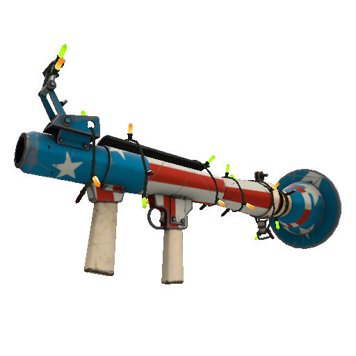 Festivized Killstreak Freedom Wrapped Rocket Launcher (Field-Tested)