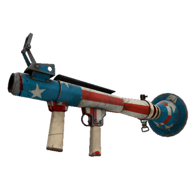 Specialized Killstreak Freedom Wrapped Rocket Launcher (Battle Scarred)